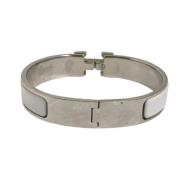 Pre-owned Silver bracelets Hermès Vintage , Gray , Dames