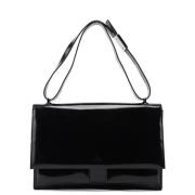 Pre-owned Leather handbags Gucci Vintage , Black , Dames