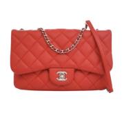 Pre-owned Leather chanel-bags Chanel Vintage , Red , Dames