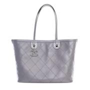 Pre-owned Leather chanel-bags Chanel Vintage , Gray , Dames