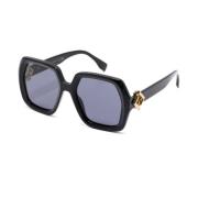 Fe40139I 01V Sunglasses Fendi , Black , Dames