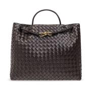 Andiamo Grote shopper tas Bottega Veneta , Brown , Dames