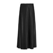 Midi Skirts Moss Copenhagen , Black , Dames