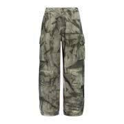 Cargo broek Adidas Originals , Green , Dames