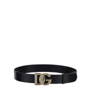 Leren Riem Dolce & Gabbana , Black , Dames