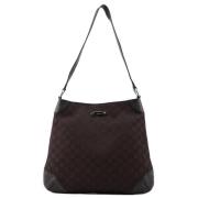 Pre-owned Leather gucci-bags Gucci Vintage , Brown , Dames