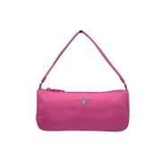 Pre-owned Canvas prada-bags Prada Vintage , Pink , Dames