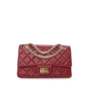 Pre-owned Leather shoulder-bags Chanel Vintage , Red , Dames