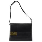 Pre-owned Leather handbags Gucci Vintage , Black , Dames