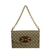 Pre-owned Leather gucci-bags Gucci Vintage , Brown , Dames