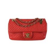 Pre-owned Leather chanel-bags Chanel Vintage , Red , Dames