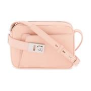 Verstelbare Band Leren Cameratas Salvatore Ferragamo , Pink , Dames