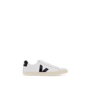 Leren sneaker met V-vormige logo's Veja , White , Dames