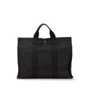 Pre-owned Canvas totes Hermès Vintage , Gray , Dames