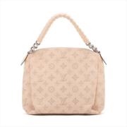 Pre-owned Leather handbags Louis Vuitton Vintage , Beige , Dames