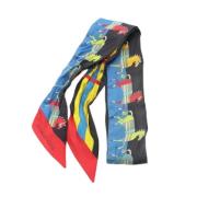 Pre-owned Silk scarves Hermès Vintage , Multicolor , Dames