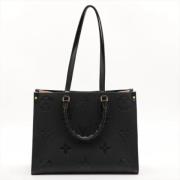 Pre-owned Canvas totes Louis Vuitton Vintage , Black , Dames