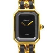 Pre-owned Metal watches Chanel Vintage , Black , Dames