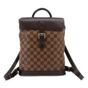 Pre-owned Canvas backpacks Louis Vuitton Vintage , Brown , Dames