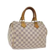 Pre-owned Canvas handbags Louis Vuitton Vintage , Beige , Dames