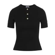 Zwarte T-shirts & Polo's voor vrouwen Patou , Black , Dames