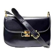 Pre-owned Leather celine-bags Celine Vintage , Black , Dames