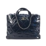 Pre-owned Fabric handbags Chanel Vintage , Blue , Dames