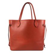 Pre-owned Leather louis-vuitton-bags Louis Vuitton Vintage , Orange , ...