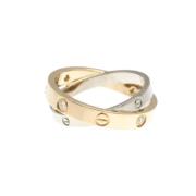 Pre-owned Rose Gold rings Cartier Vintage , Yellow , Dames