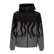 Zwarte Laagjas met Capuchon Octopus , Black , Heren