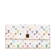 Pre-owned Canvas wallets Louis Vuitton Vintage , Multicolor , Dames