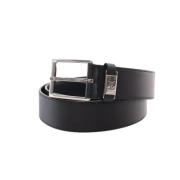 Pre-owned Leather belts Louis Vuitton Vintage , Black , Dames