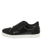 Pre-owned Leather sneakers Christian Louboutin Pre-owned , Black , Dam...