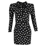 Pre-owned Polyester dresses Yves Saint Laurent Vintage , Black , Dames