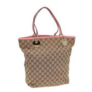 Pre-owned Canvas gucci-bags Gucci Vintage , Beige , Dames