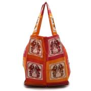 Pre-owned Silk totes Hermès Vintage , Multicolor , Dames