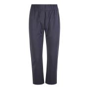 Blauwe Elfo Broek Max Mara Weekend , Blue , Dames