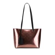 Pre-owned Leather totes Louis Vuitton Vintage , Pink , Dames