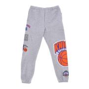 NBA Team Origins Fleece Broek Mitchell & Ness , Gray , Heren