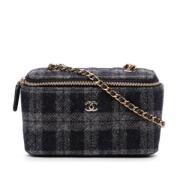 Pre-owned Fabric handbags Chanel Vintage , Blue , Dames