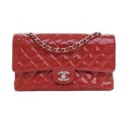 Pre-owned Leather handbags Chanel Vintage , Red , Dames