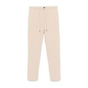 Beige Fleece Texture Broek Circolo 1901 , Beige , Heren