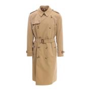 Klassieke Katoenen Trenchcoat Burberry , Beige , Heren