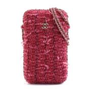 Pre-owned Fabric shoulder-bags Chanel Vintage , Pink , Dames