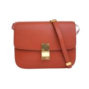 Pre-owned Leather celine-bags Celine Vintage , Red , Dames