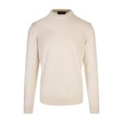 Luxe Witte Sweater Straight Fit Hugo Boss , White , Heren