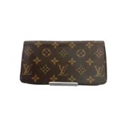 Pre-owned Fabric wallets Louis Vuitton Vintage , Brown , Dames