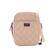 Pre-owned Leather chanel-bags Chanel Vintage , Pink , Dames