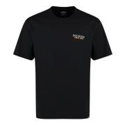 Katoenen Crew-neck T-shirt met Achterprint Dickies , Black , Heren