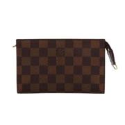 Pre-owned Coated canvas wallets Louis Vuitton Vintage , Brown , Dames